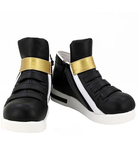 League of Legends : Akali Noir Court Boots Cosplay Chaussures Vente Pas Cher